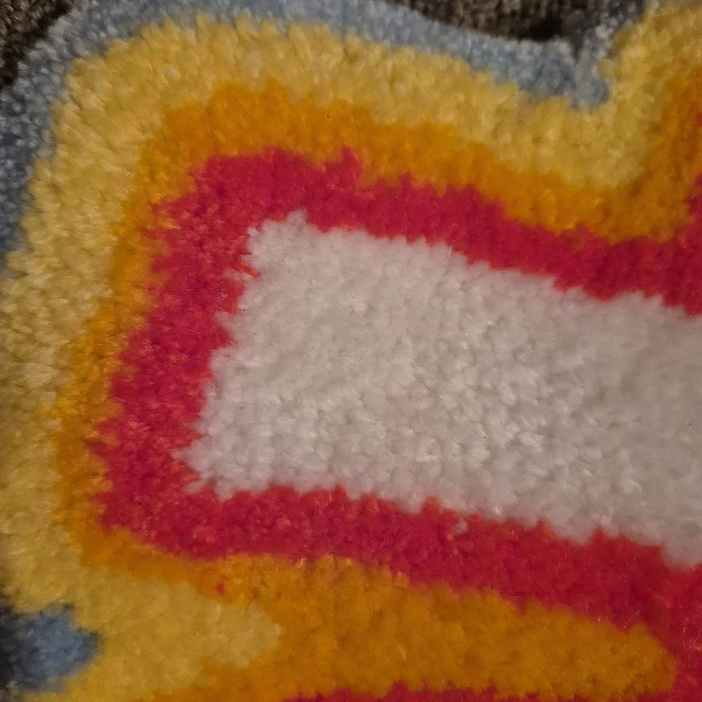 Colorful F-word Rug - Picture 2 of 5